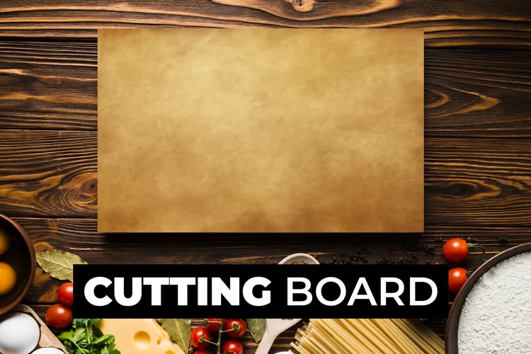 Vintage Paper Cutting Board sublimation