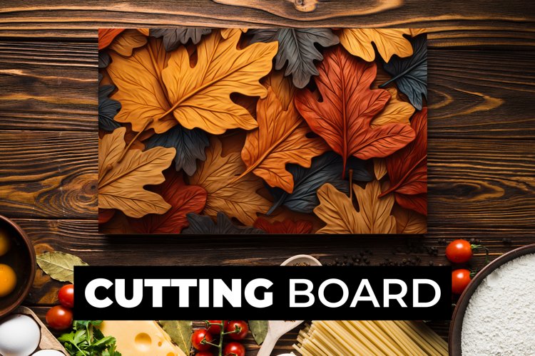 Leaves Cutting Board Sublimation