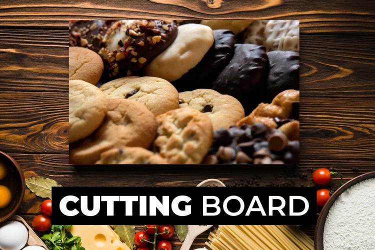 Cookies Cutting Board sublimation