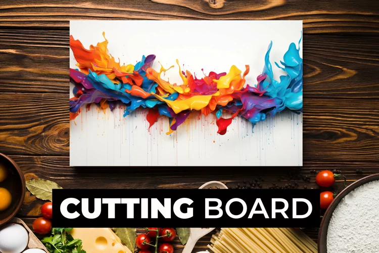 3D Colorful Cutting Board Sublimation