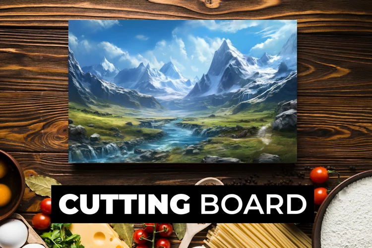 Nature Cutting Board sublimation