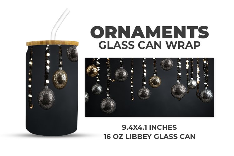 Ornaments Glass Can Wrap example image 1
