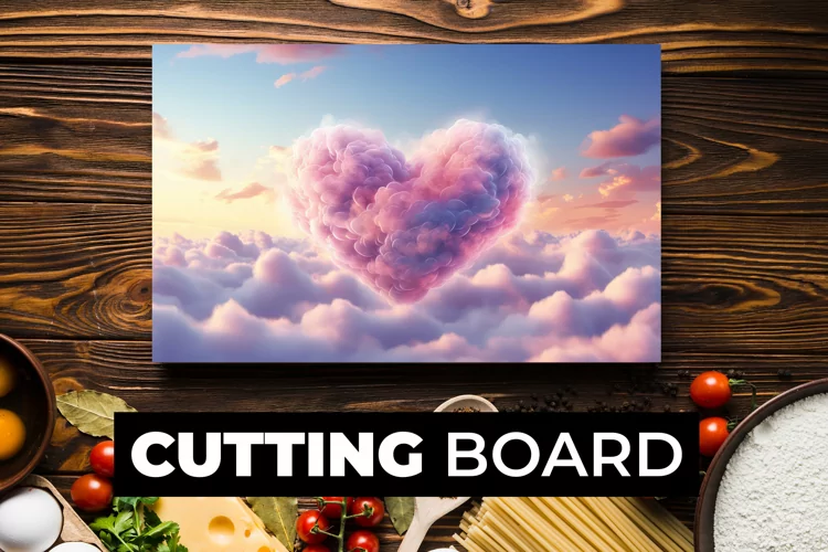 3D Pink Cutting Board Sublimation