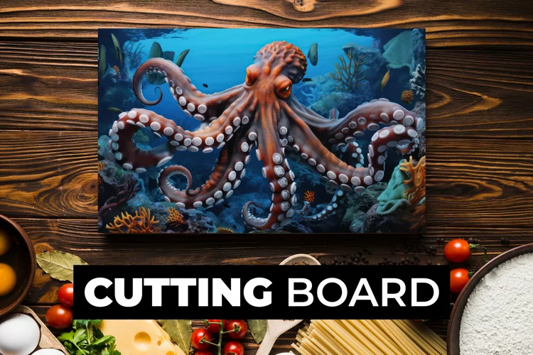 Octopus Cutting Board Sublimation