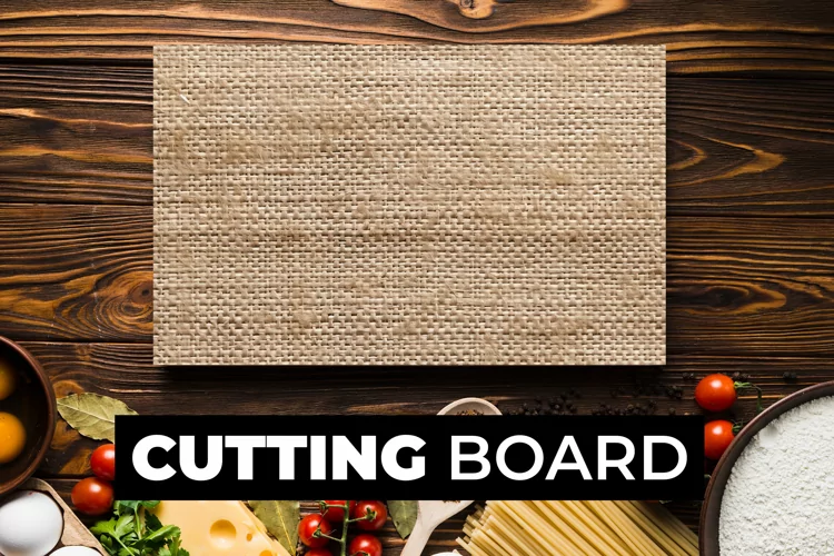 Sackcloth Texture Cutting Board sublimation
