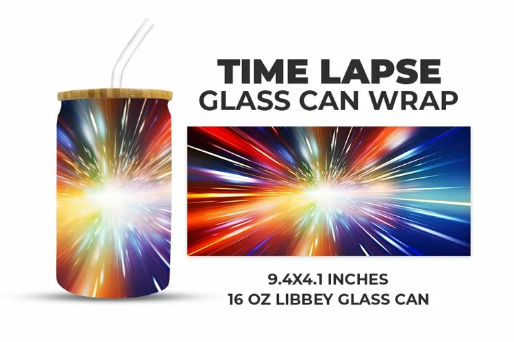 Time Lapse Glass Can Wrap
