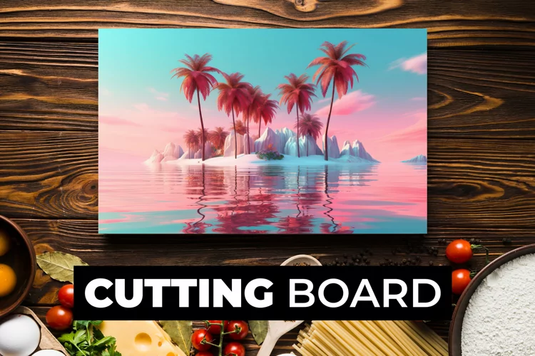 Tropical Paradise Cutting Board Sublimation