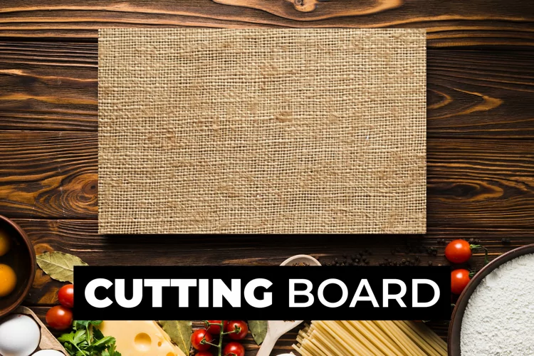 Sackcloth Texture Cutting Board sublimation