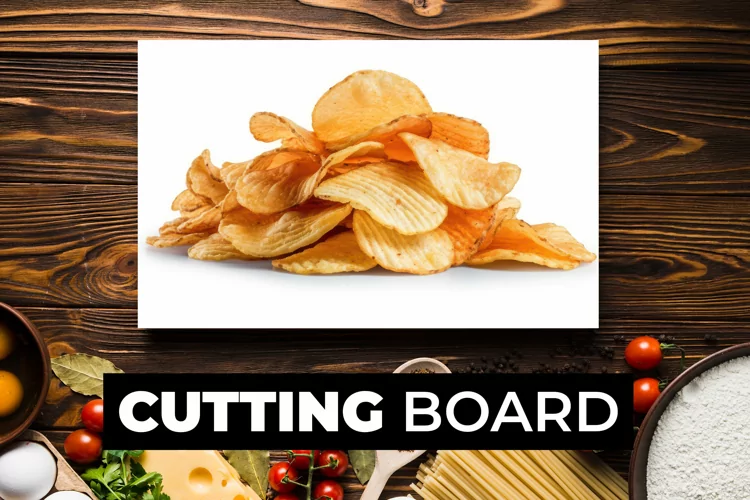 Potato Chips Cutting Board sublimation