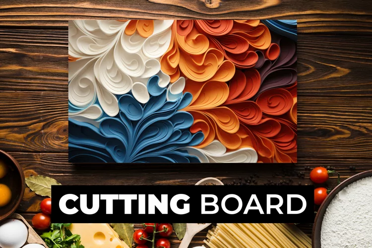 3D Colorful Cutting Board Sublimation