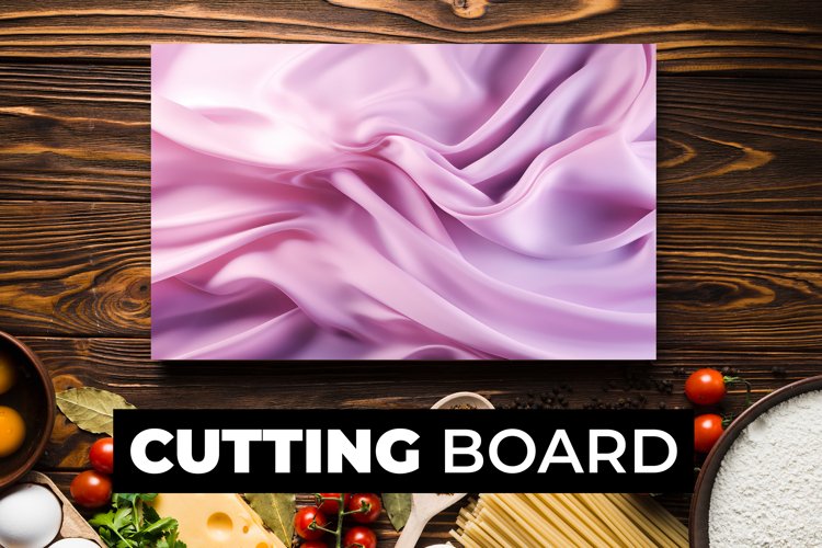 Pink Silky Cutting Board Sublimation example image 1