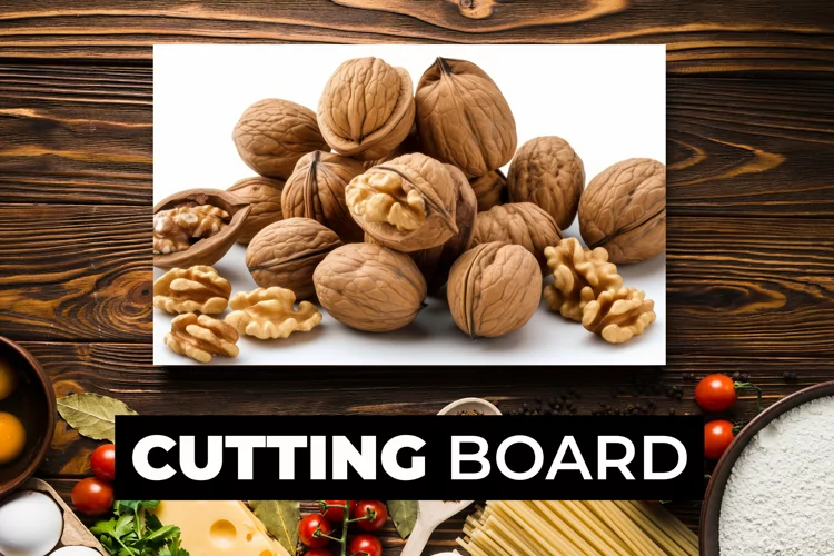 Walnuts Cutting Board sublimation