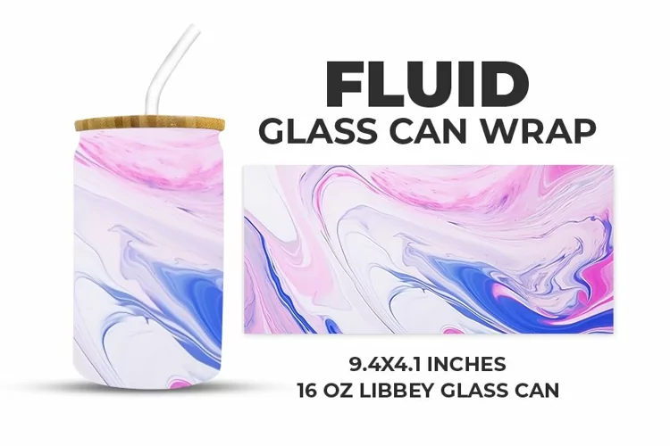 Fluid Glass Can Wrap