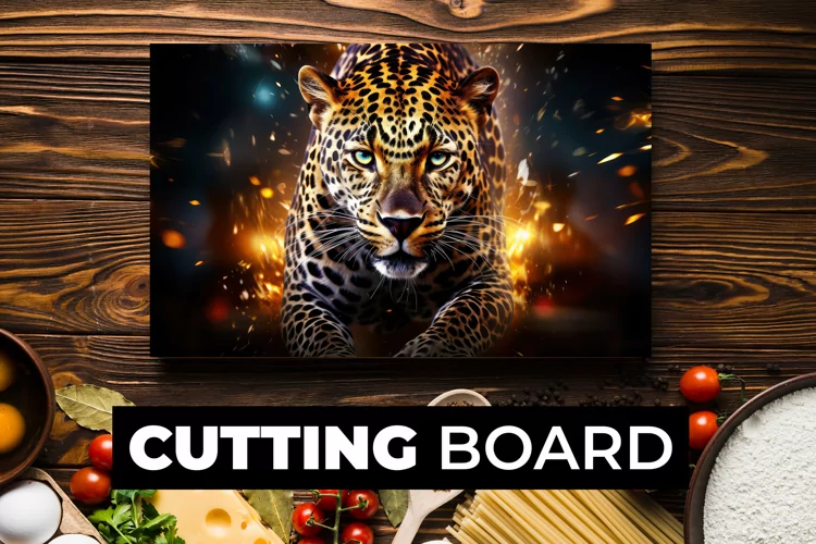 Leopard Cutting Board Sublimation