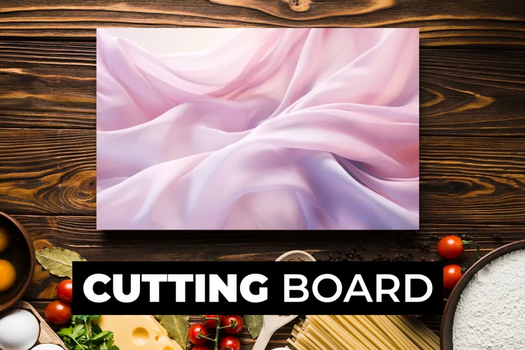 Pink Silk Cutting Board Sublimation
