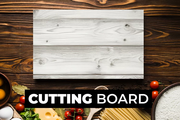 White Wooden Cutting Board Sublimation