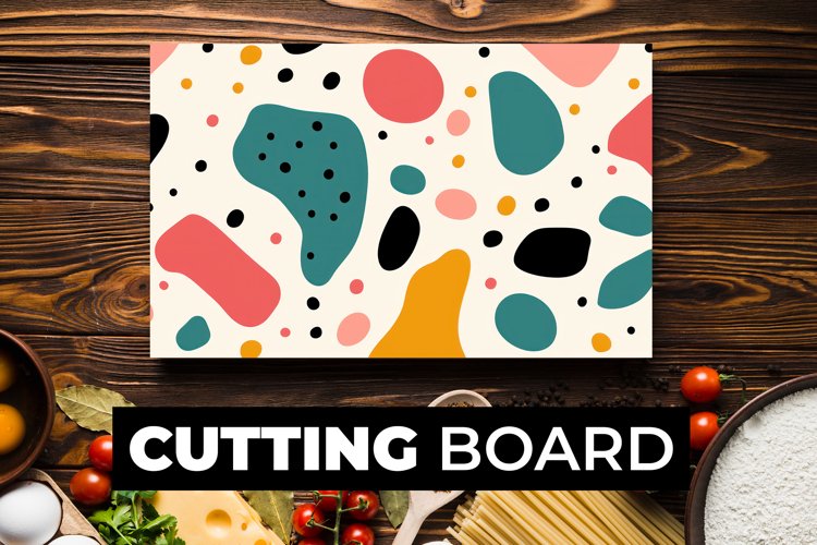 Colorful Cutting Board Sublimation example image 1