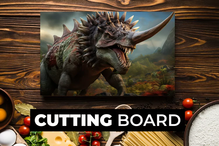 Dragon Cutting Board sublimation