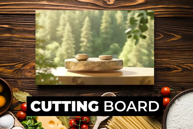 Stone Round Cutting Board sublimation