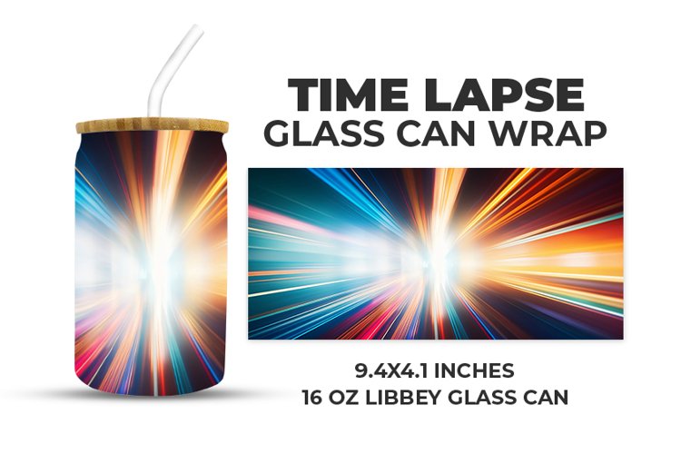 Time Lapse Glass Can Wrap example image 1