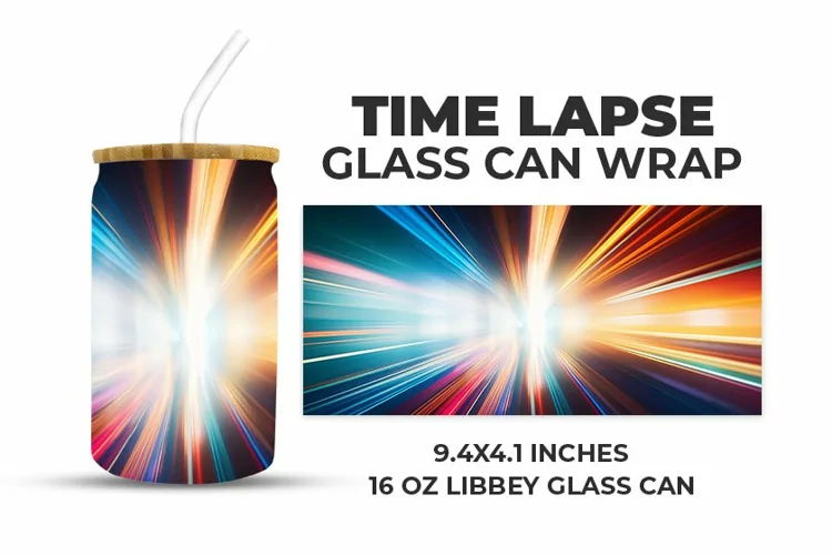 Time Lapse Glass Can Wrap