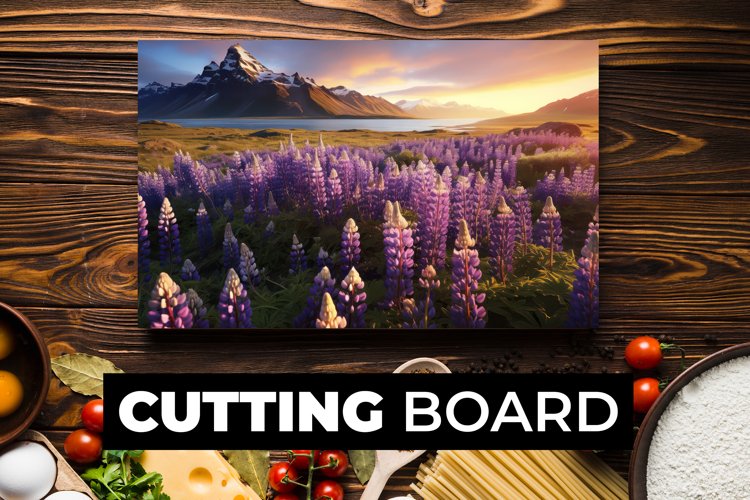 Landscape Cutting Board sublimation example image 1