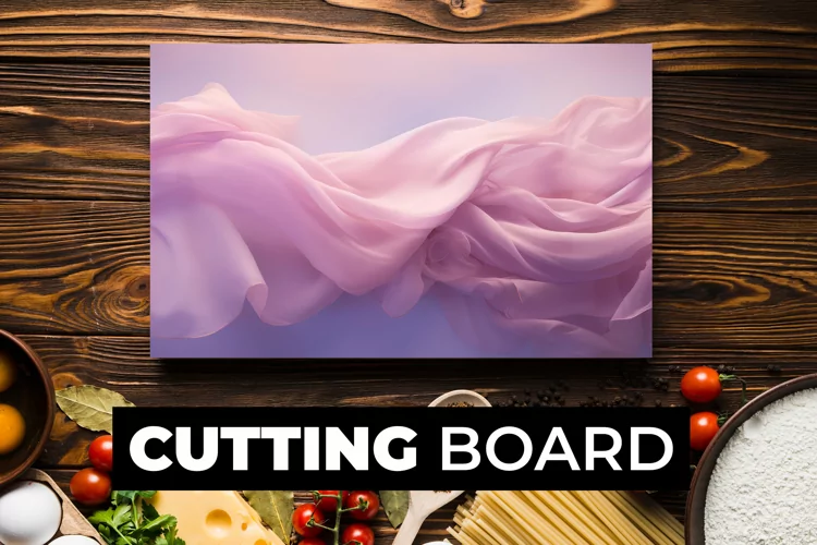 Pink Silk Cutting Board Sublimation