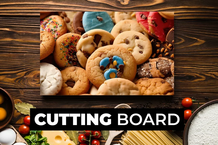 Cookies Cutting Board sublimation