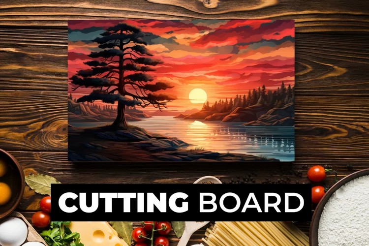 Nature Cutting Board Sublimation