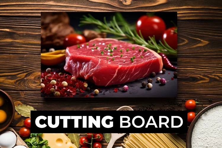 Raw Meat Cutting Board sublimation