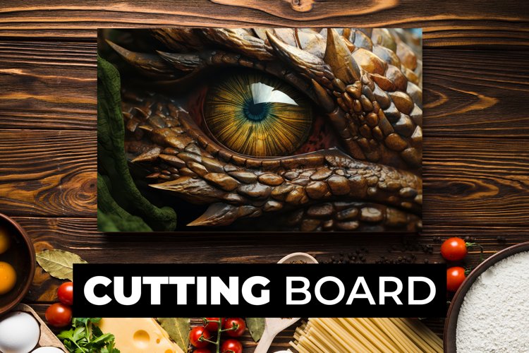 Dragon Eye Cutting Board Sublimation