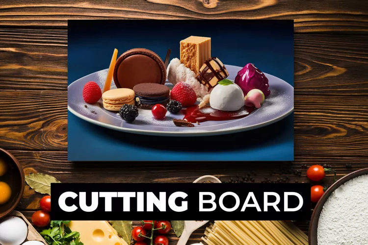Dessert Sweet Food Cutting Board sublimation