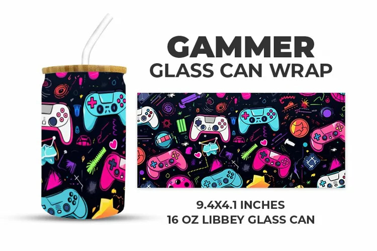Gammer Glass Can Wrap