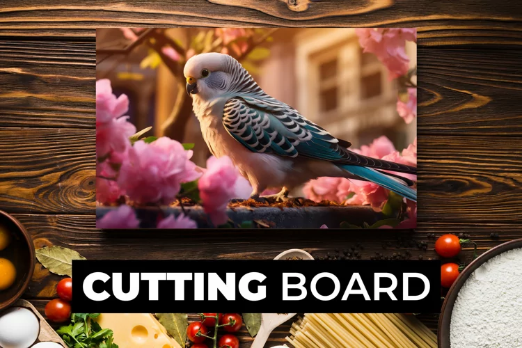 Budgerigar Cutting Board sublimation