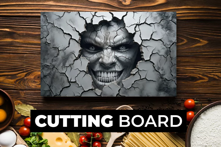Horror Cutting Board Sublimation