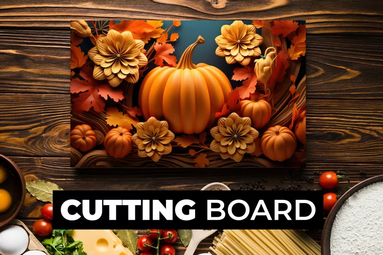 Pumpkins Cutting Board Sublimation
