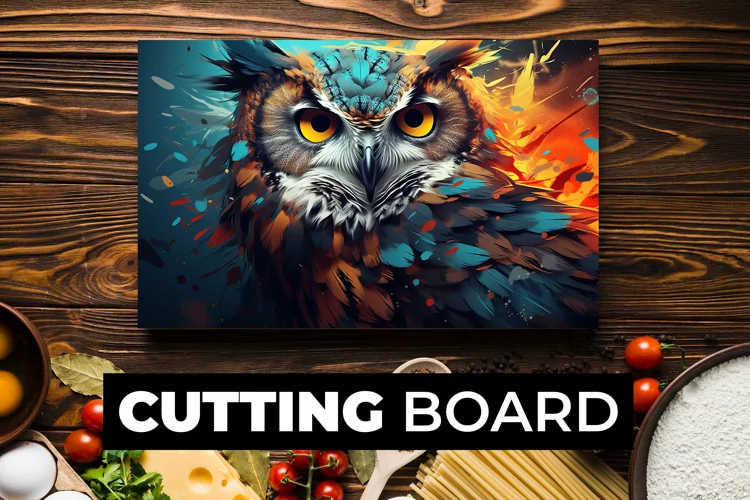 3D Bird Cutting Board Sublimation