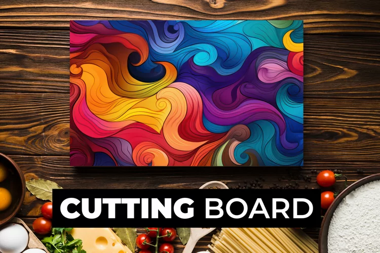 Colorful Cutting Board Sublimation