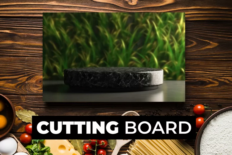 Stone Round Cutting Board sublimation