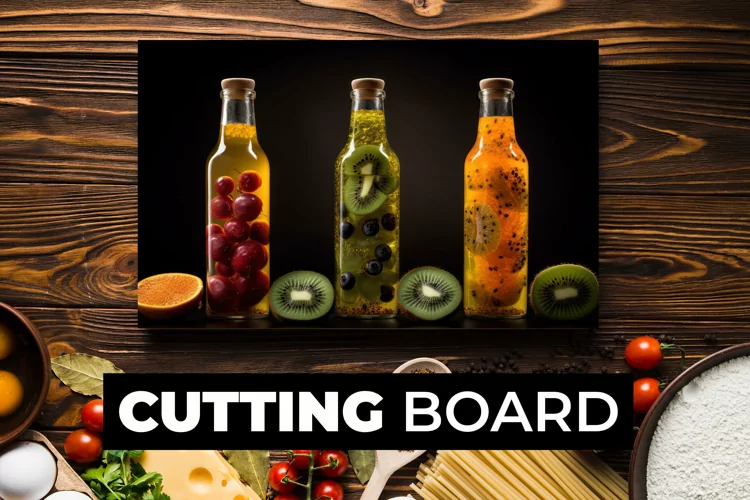 Fruit Juices Cutting Board sublimation