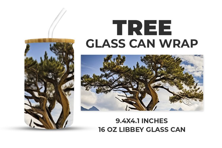 Tree Glass Can Wrap example image 1