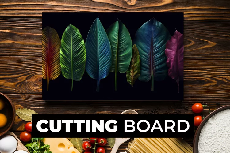 Leaves Cutting Board sublimation