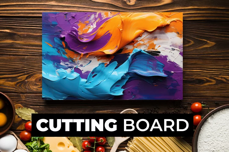 3D Colorful Cutting Board Sublimation