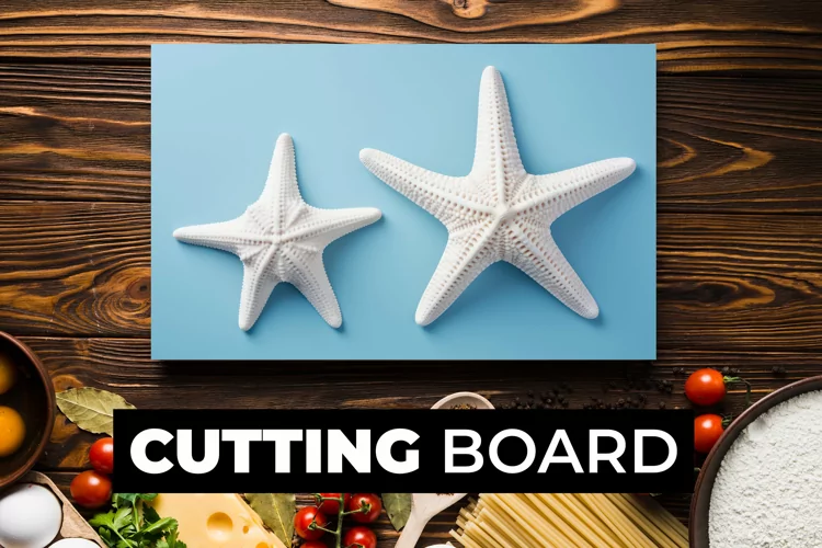 3D Star Cutting Board sublimation
