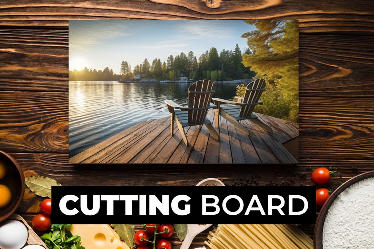 Road With No Traffic Cutting Board sublimation example image 1