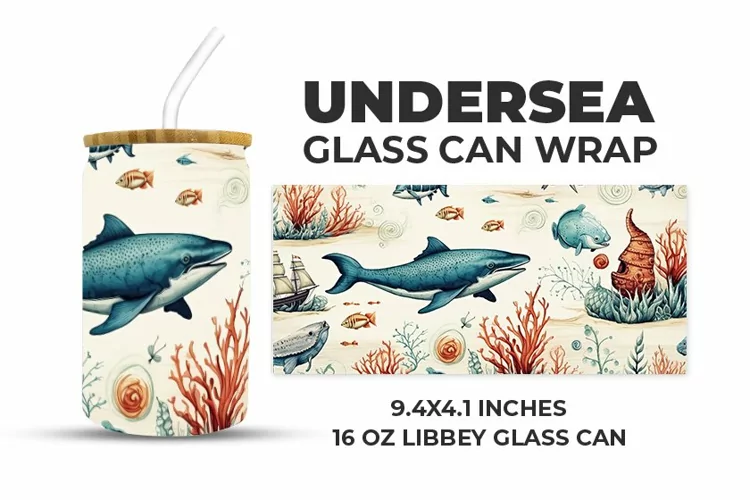 Undersea Glass Can Wrap