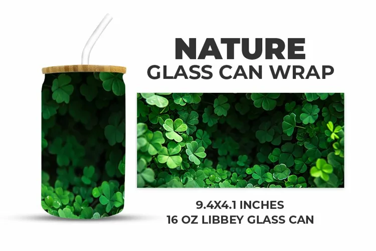 Nature Glass Can Wrap
