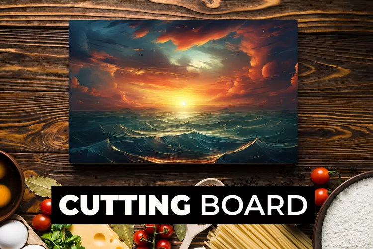 Sunset Cutting Board Sublimation