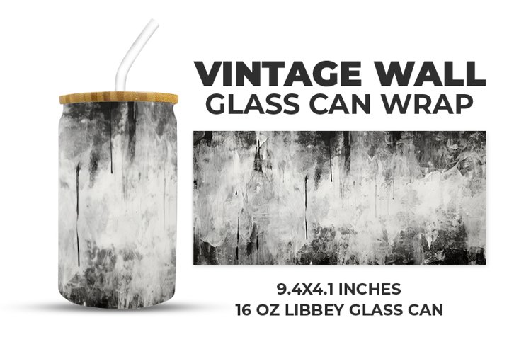 Vintage Wall Glass Can Wrap example image 1
