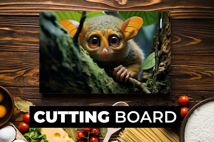Tarsier Cutting Board Sublimation